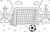 Voetbal kleurplaat: gratis downloads voor kinderen