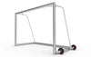 Aluminium voetbaldoel 300x200cm voor kinderen en training. Stevig en weerbestendig frame met zijwielen voor eenvoudige verplaatsing.