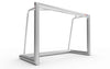 Aluminium mini voetbaldoel 180x120cm met stevig frame. Weerbestendig en ideaal voor tuin of training. Lichtgewicht en eenvoudig te verplaatsen.
