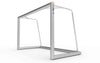 Aluminium voetbaldoeltje 200x120cm met robuust frame en demontabele constructie, ideaal voor trainingen en wedstrijden.
