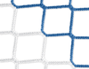 Blauw-wit doelnet voor voetbaldoel. Geschikt voor diverse voetbaldoelen.