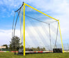 Quickfire klein voetbaldoel 300x200cm met stevig frame en net, perfect voor trainingen en recreatief voetbal in open lucht.