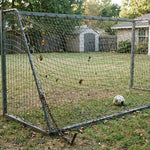 Hoe zet je een voetbaldoel stevig vast in de tuin?