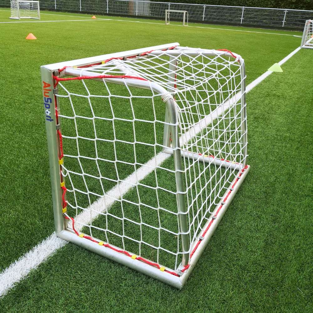 Aluminium mini voetbaldoel - 120x80cm