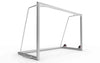 Stevig aluminium voetbaldoel voor kinderen en training. Weerbestendig frame met zijwielen voor eenvoudig transport en opslag.