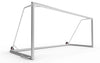Aluminium voetbaldoel kinderen & training - 500x200cm. Stevig en weerbestendig frame met twee wielen voor eenvoudige verplaatsing.