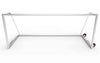 Vooraanzicht van het aluminium voetbaldoel (500x200cm) met stevige constructie. Perfect voor kinderen en trainingen, weerbestendig en duurzaam.