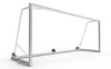 Aluminium voetbaldoel voor kinderen en training van 500x200cm met stevig frame en drie wielen. Ideaal voor tuin en sportveld, weerbestendig en verplaatsbaar.