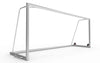 Aluminium voetbaldoel voor kinderen en training van 500x200cm met stevig frame. Voorzien van zijwielen voor eenvoudige verplaatsing op het veld.