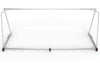 Vooraanzicht van het aluminium voetbaldoel 732x244cm met stevige constructie. Geschikt voor officiële wedstrijden en trainingen op hoog niveau.