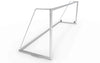Aluminium voetbaldoel van 732x244cm met stevige constructie en weerbestendige materialen. Geschikt voor intensief gebruik op sportvelden.