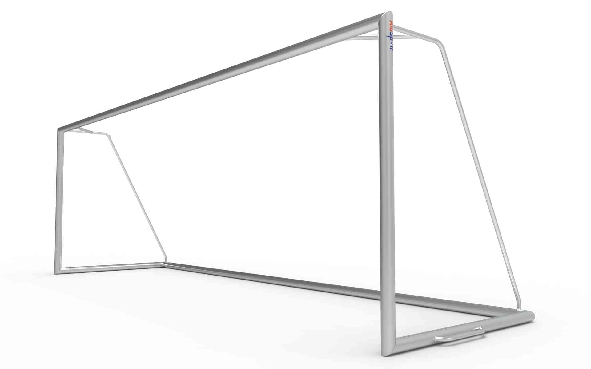 Aluminium voetbaldoel groot 732x244cm met stevig frame. Ideaal voor professionele en amateurvoetbalclubs, weerbestendig en duurzaam.