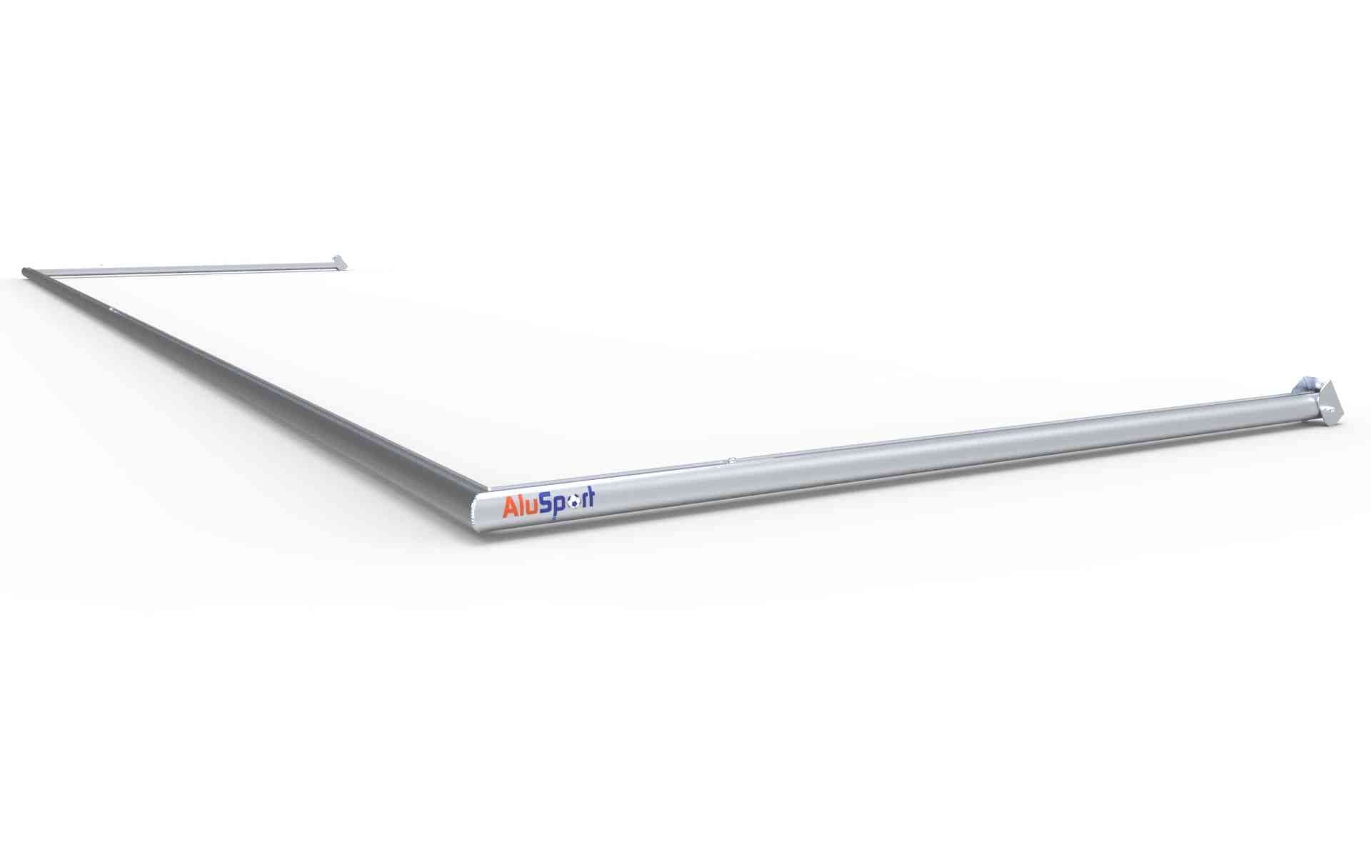 Aluminium grondkader 200cm - Voor vast voetbaldoel van 732cm