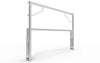 Aluminium inklapbaar voetbaldoel van 300x200cm voor kinderen en training. Lichtgewicht en robuust ontwerp, ideaal voor tuin en sportveld.