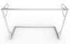 Bovenaanzicht van het inklapbare aluminium voetbaldoel 300x200cm. Compact en stevig ontwerp voor eenvoudig transport en opslag.
