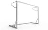 Voetbaldoel van aluminium 300x200cm met inklapbaar ontwerp. Lichtgewicht en robuust, perfect voor trainingen en eenvoudig op te bergen.