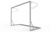 Aluminium voetbaldoel 300x200cm met inklapbaar frame. Ideaal voor trainingen en eenvoudig op te bergen na gebruik.