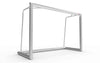 Aluminium klein voetbaldoeltje van 240x160cm met stevig en weerbestendig frame. Ideaal voor trainingen en thuisgebruik.