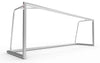 Aluminium klein voetbaldoeltje - 300x100cm, stevig en weerbestendig. Ideaal voor trainingen en thuisgebruik, lichtgewicht en duurzaam.
