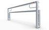Aluminium voetbaldoeltje van 300x100cm in uitgeklapte positie. Ideaal voor trainingen en gebruik in de achtertuin.