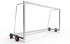 Verplaatsbaar aluminium voetbaldoeltje 300x150cm met stevige constructie. Demontabel en geschikt voor trainingen en wedstrijden op diverse locaties.