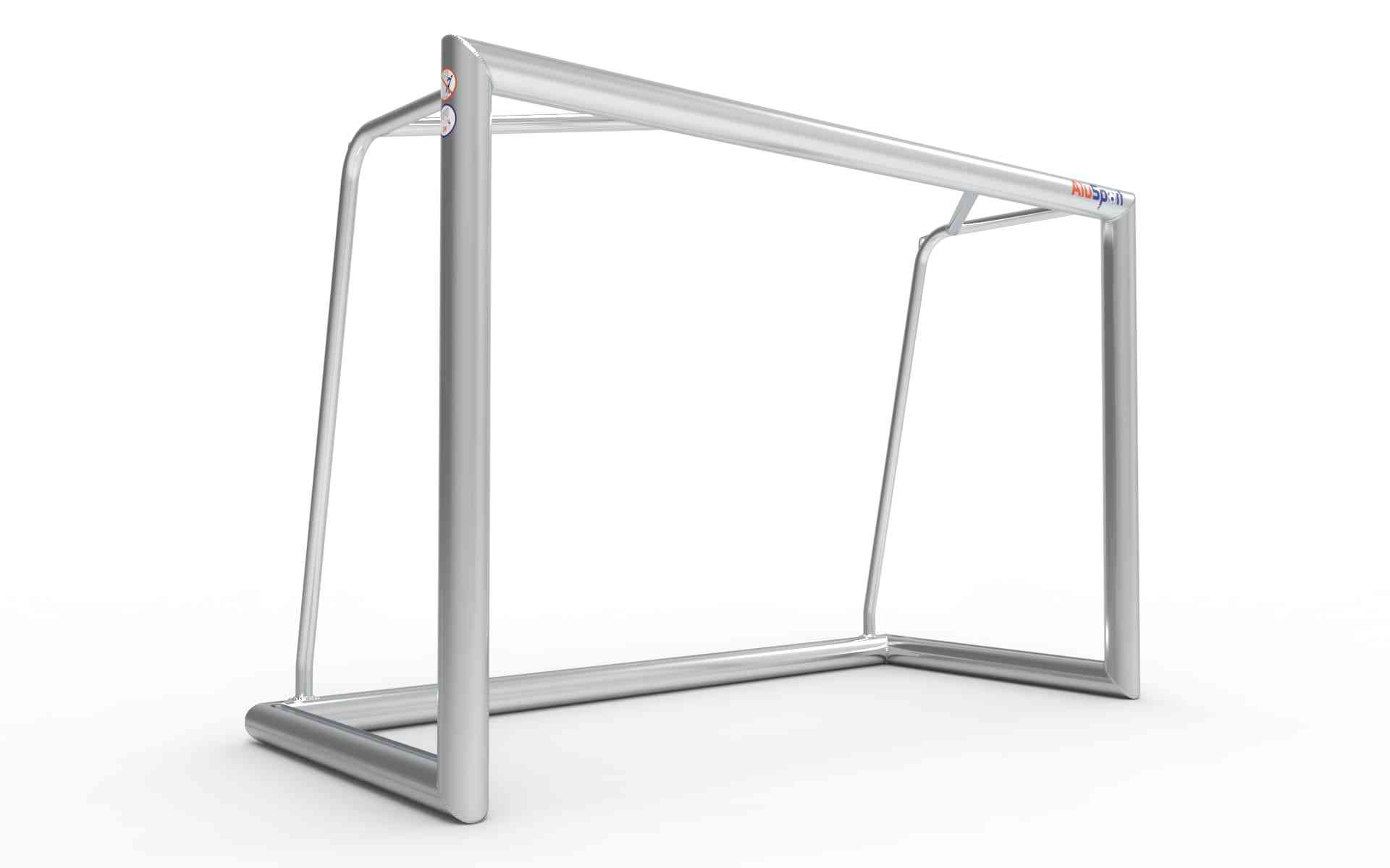Aluminium mini voetbaldoel 180x120cm met stevig frame. Weerbestendig en ideaal voor tuin of training. Lichtgewicht en eenvoudig te verplaatsen.