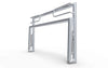 Stevig aluminium voetbaldoeltje van 200x120cm met inklapbaar ontwerp. Geschikt voor kinderen en volwassenen, ideaal voor trainingen.