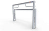 Aluminium voetbaldoeltje van 200x120cm in uitgeklapte stand. Ideaal voor trainingen en recreatief gebruik, eenvoudig inklapbaar.