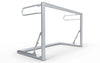 Aluminium voetbaldoeltje van 200x120cm in uitgeklapte stand. Stevig en inklapbaar, geschikt voor kinderen en volwassenen.