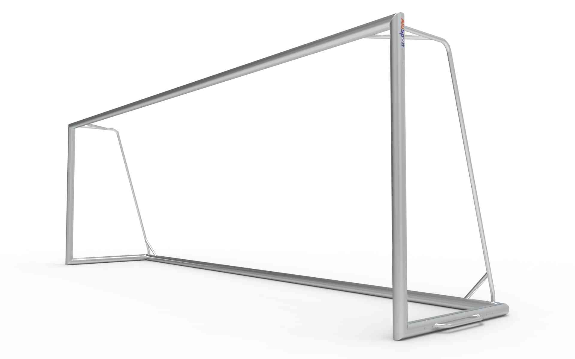 Stevig aluminium voetbaldoel 732x244cm met duurzame constructie. Geschikt voor professioneel gebruik, weerbestendig en eenvoudig te monteren.