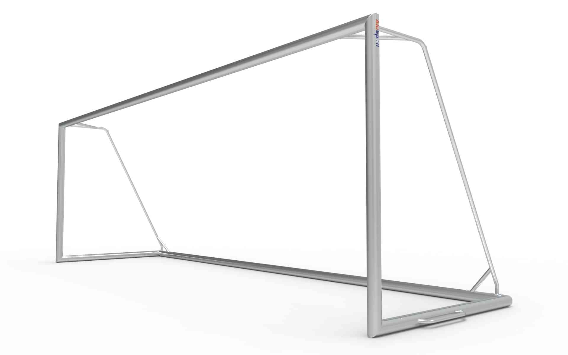 Stevig aluminium voetbaldoel van 732x244cm, geschikt voor clubs en wedstrijden. Demontabel ontwerp voor eenvoudige verplaatsing en opslag.